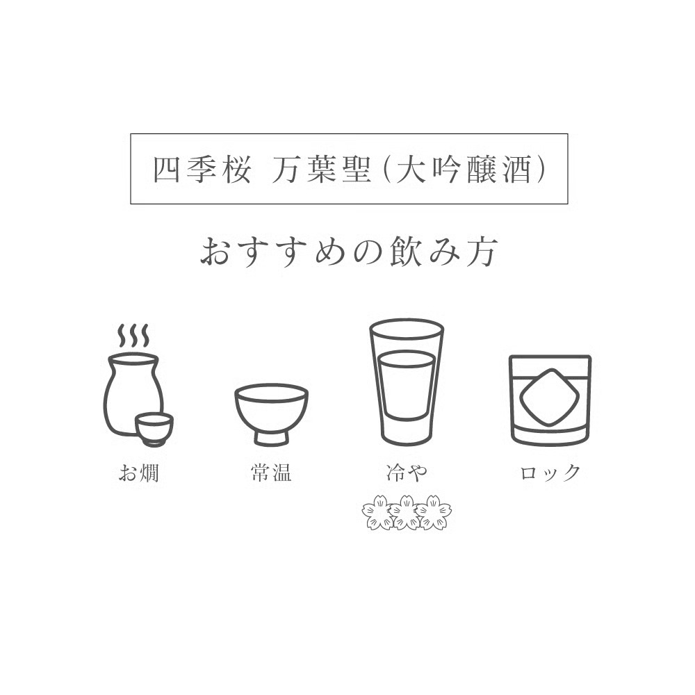 万葉聖 飲み方